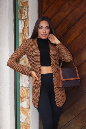 Cardigan Quadradinho